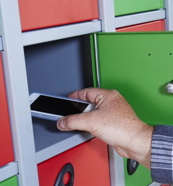 Mobile Phone & Personal Effects Storage Lockers